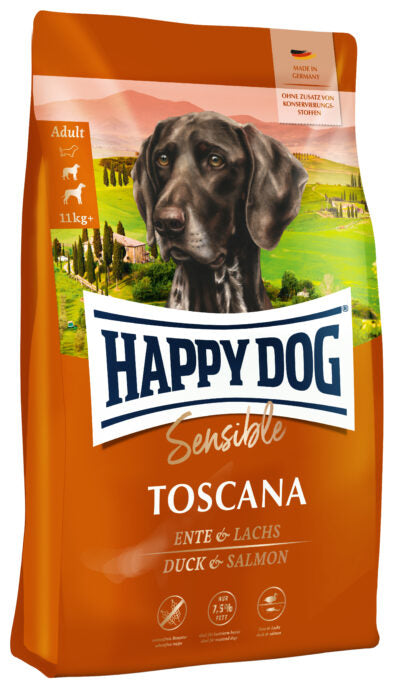 Happy Dog Supreme Sensible Toscana 11 kg, And og Laks