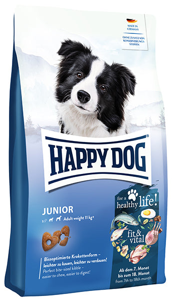 Happy Dog Supreme fit & vital Junior 10kg, til hvalpe