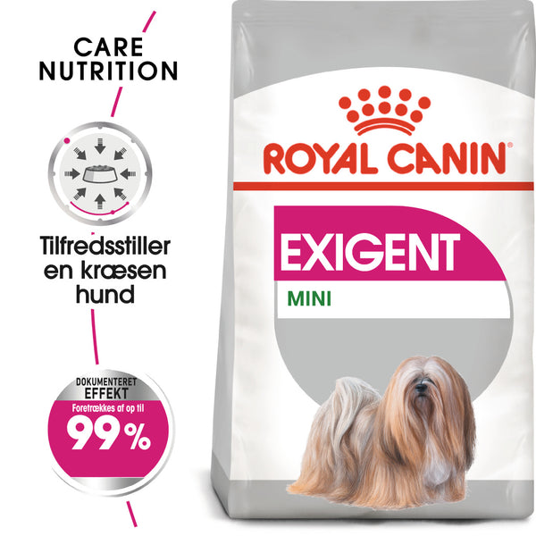 Royal Canin Exigent Mini Adult 3kg, til hunde 0-10kg