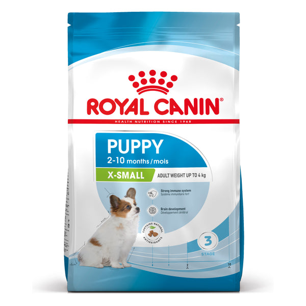 Royal Canin X-Small Puppy 1,5kg, voksenvægt 0-4kg