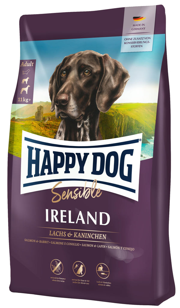 Happy Dog Supreme Sensible Irland 11Kg, Laks og Kanin