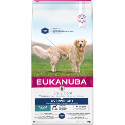 Eukanuba Adult Daily Care Overweight Kylling 12kg