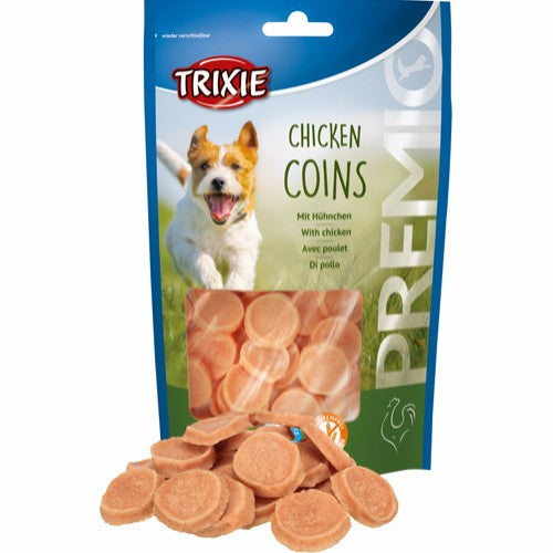 Trixie premio chicken coins hundegodbid, Glutenfri