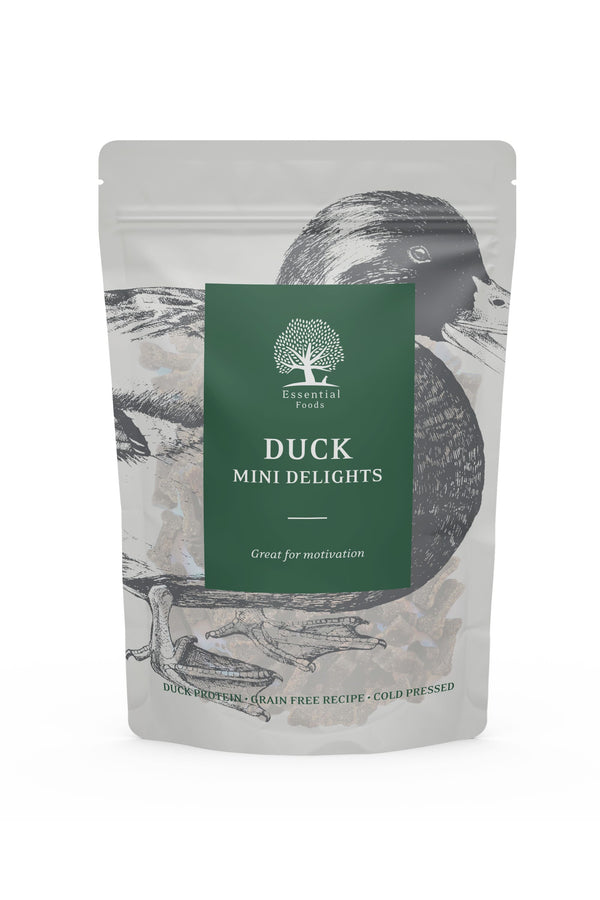 Essentials Duck mini Delights 100g Pose