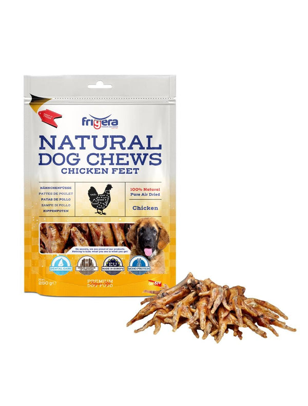 Frigera Natural Dog Chews Kyllinge fødder 250g