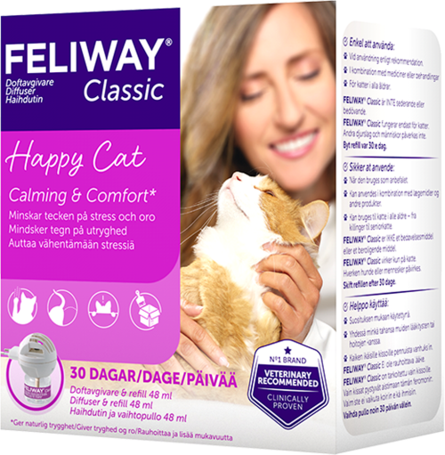 Feliway diffusor + refill 48 ml. Til kat