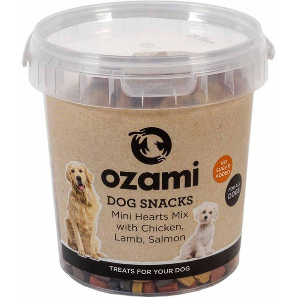 Ozami Dog Snack Mini Hearts Mix 500g