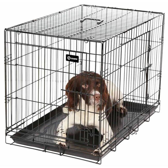 Hundetransportbur Sort 93x57,5x65cm 2