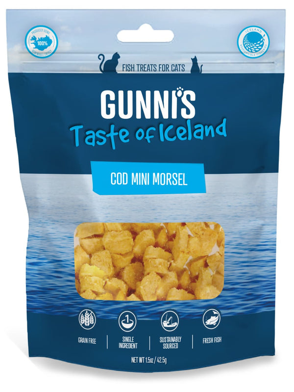 Gunnis Cod Mini Morsel 42,5g, forside