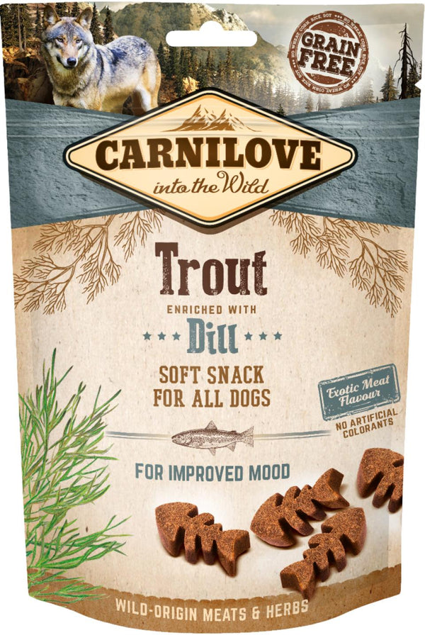 Carnilove Semi Moist Snack Ørred & Dild 200g