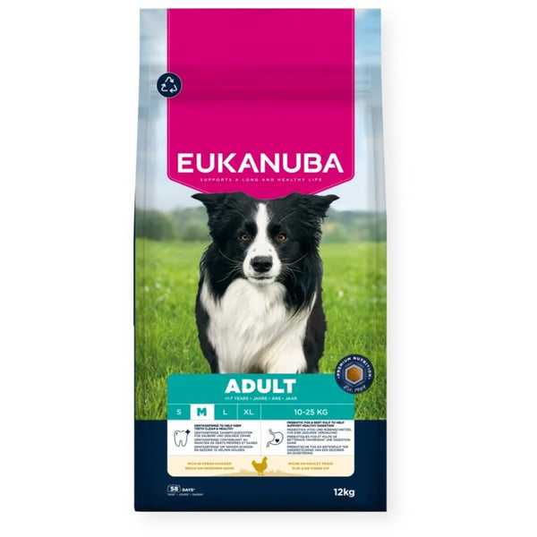 EUKANUBA Adult Medium Breed kylling 12kg
