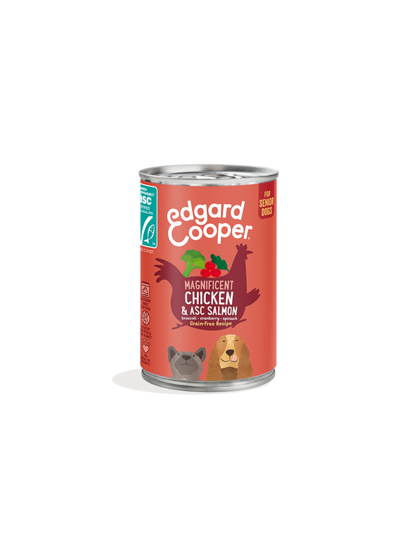 Edgard & Cooper Vådfoder Kylling/Laks Adult 400g