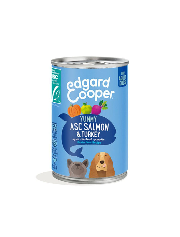 Edgard & Cooper Vådfoder Laks/Kalkun Adult 400g