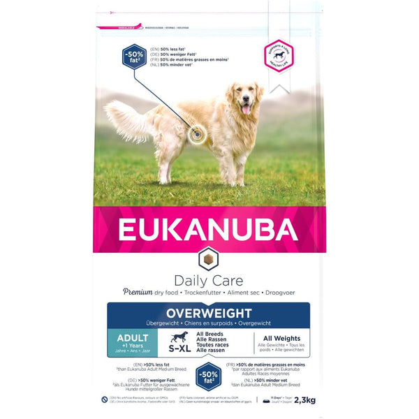 Eukanuba DailyCare Adult All Breeds Overweight, Sterilized 2,3 kg