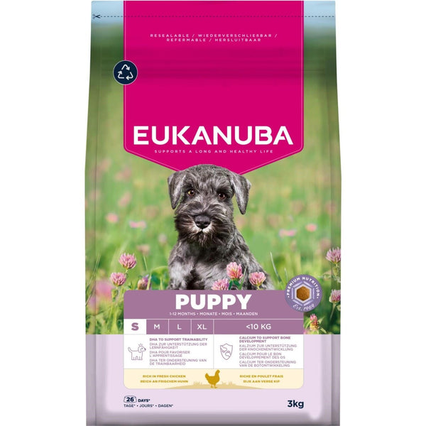 Eukanuba puppy small breed kylling 3kg