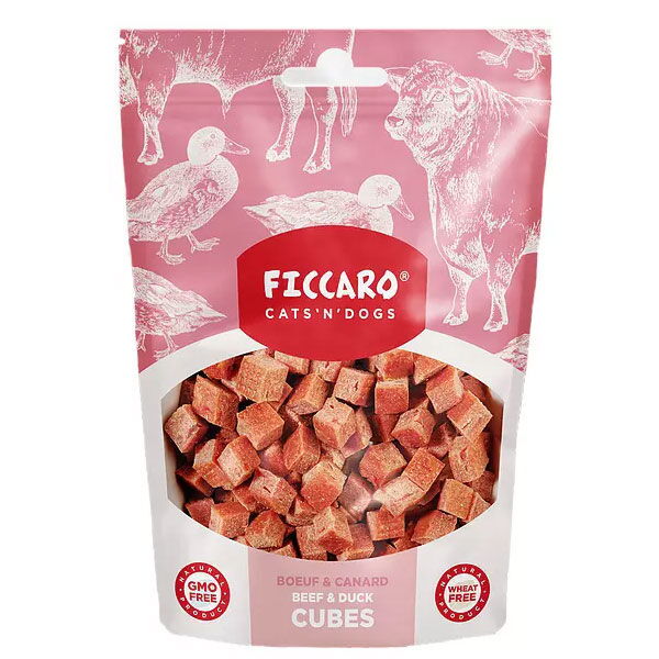 Ficcaro Beef & Duck Cubes 100g