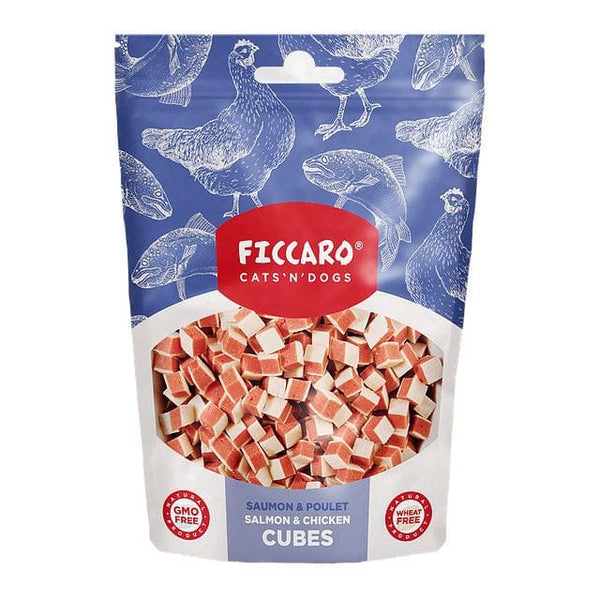 Ficcaro Salmon & Chicken Cubes 100g