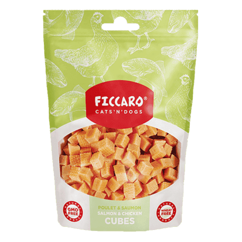 Ficcaro Salmon & Chicken Cubes 100g