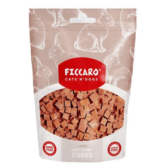 Ficcaro Soft Rabbit Cubes 100g