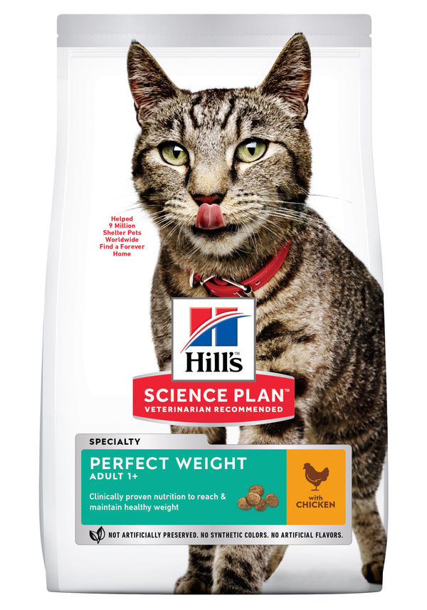 Hill's Science Plan Feline Adult Perfect Weight Chicken 2.5kg