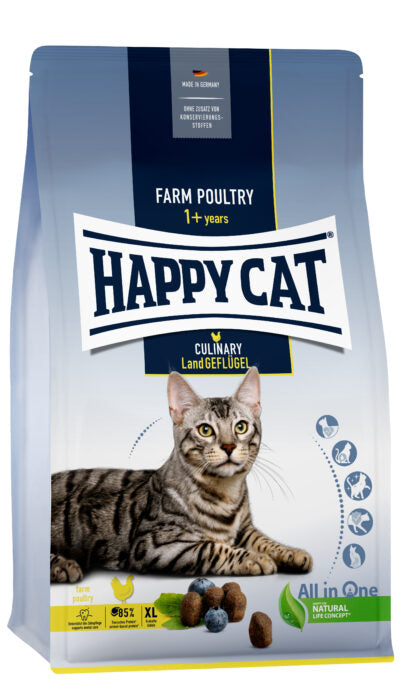 Happy Cat Adult Fjerkræ 4kg Kattefoder