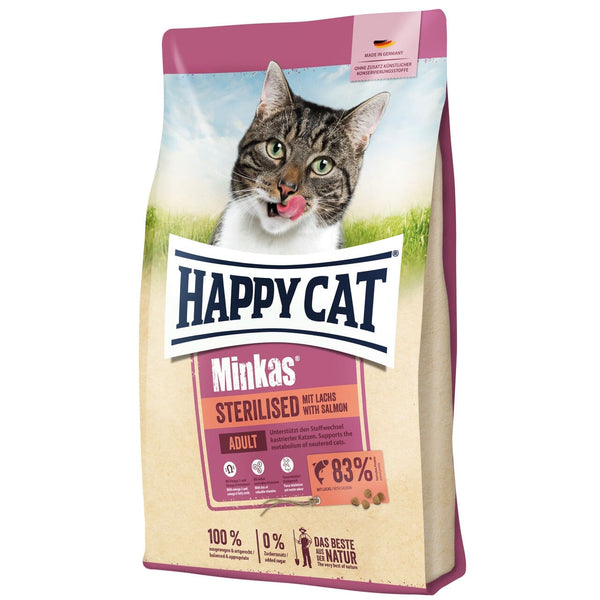 Happy Cat Minkas Sterilised med Laks, 4kg