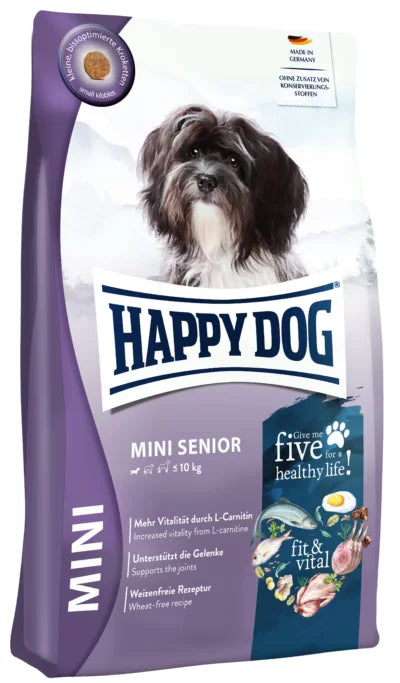 Happy Dog Supreme Mini Senior 4kg, til ældre hunde 0-10kg