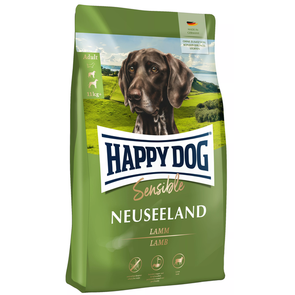 Happy Dog Supreme Sensible Neuseeland 11kg, Lam, Glutenfri