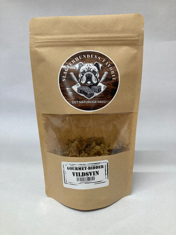 Slagterhundens Gourmet-Bidder 100% Vildsvin 100g