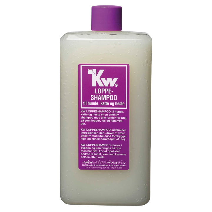 KW Loppeshampoo 500 ml – Effektiv mod lopper, lus og flåter
