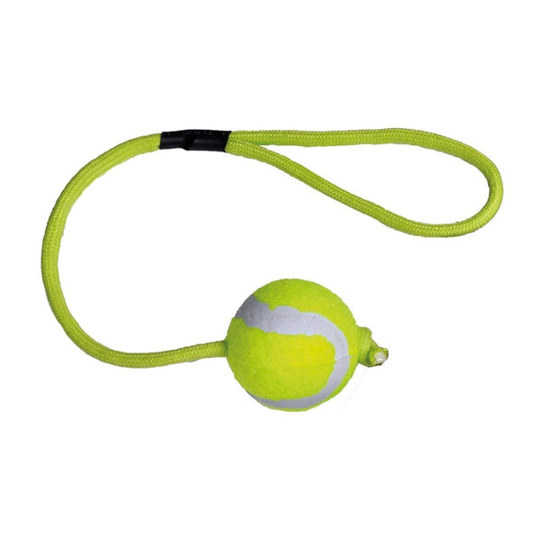 KW Mini Tennisbold med Snor 42mm/30cm – leg og apportering
