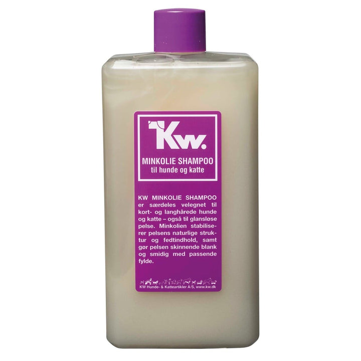 KW Minkolie Shampoo 500 ml – Pleje til tør og glansløs pels