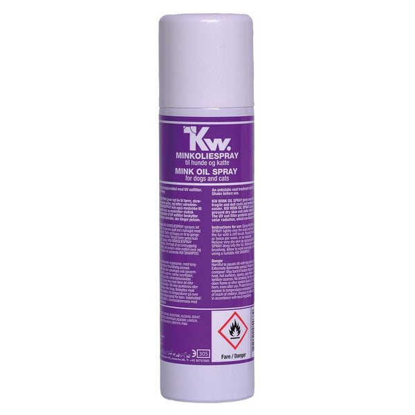 KW Minkoliespray 220 ml - Antistatisk pelspleje til hund og kat