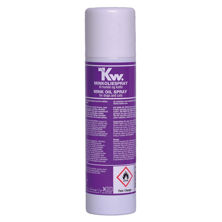 KW Minkoliespray 220 ml - Antistatisk pelspleje til hund og kat
