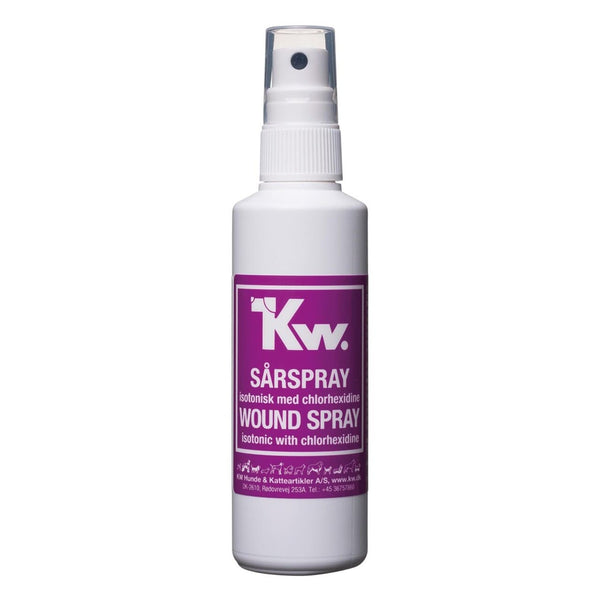 KW Sårspray 100 ml - Rensende pleje til hund og kat