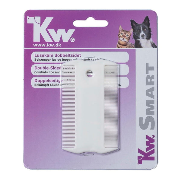 KW Smart Luse/Loppekam 2-Sidet – effektiv mod lus og lopper