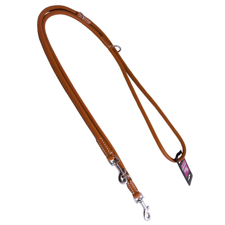 KW Walker rund dressurline Natur 0,8x220 cm læder