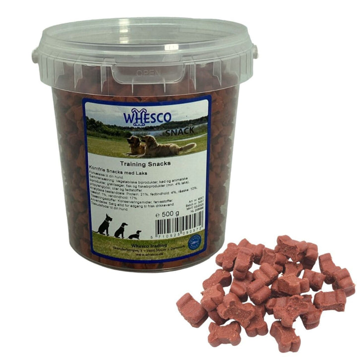 Whesco Kornfri træningsgodbidder 500 g Laks