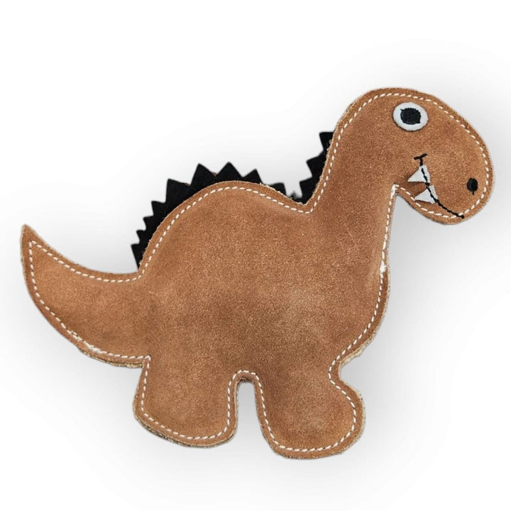 Namastay Dinosaur i Buffalo ruskind/kokosfiber 24x18 cm