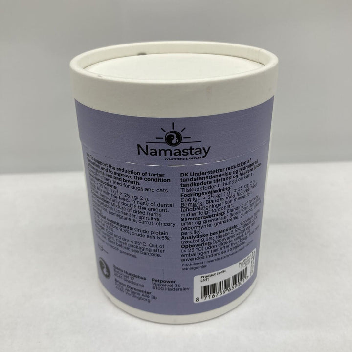 Namastay Oralcare 60g bagside