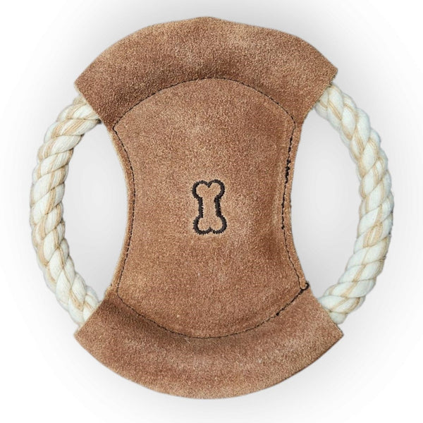 Namastay Ring med Reb i Buffalo ruskind / Kokosfiber med Piv 20ø