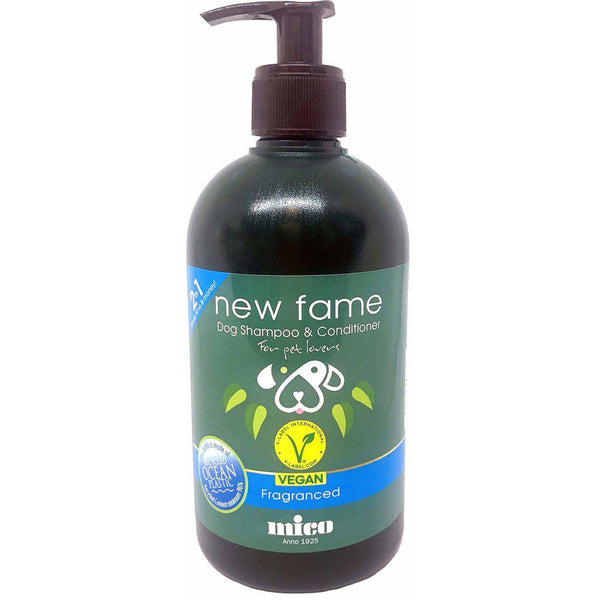 New Fame 2-i-1 shampoo/balsam Med Aloe Vera 500 ml vegansk