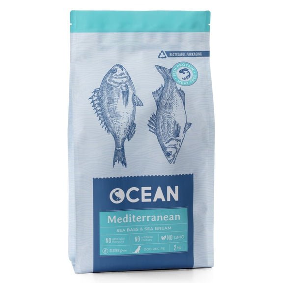 Ocean Mediterranean 2 kg – fuldfoder med fisk og tang – Petpower