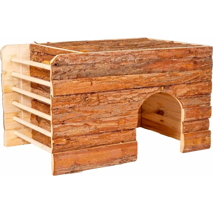 Ozami Træhus “Høfoderautomat” 40x25x29 cm – Hus med høhæk