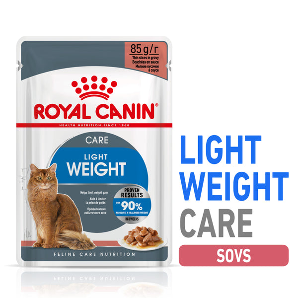 Royal Canin Ultra Light Gravy Adult Vådfoder til kat 12x85 g