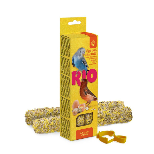RIO Sticks m. æg/muslingeskal, Alle fugle 2x40g