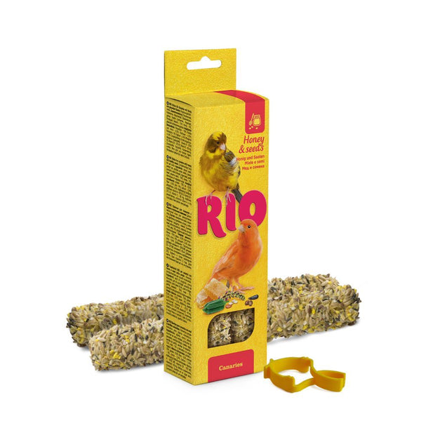 RIO Sticks m. honning+frø, Kanariefugle 2x40g
