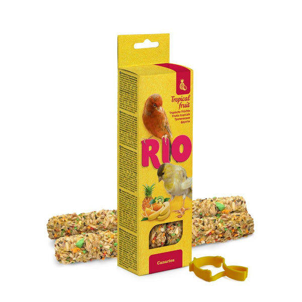 RIO Sticks m. tropisk frugt, Kanariefugle 2x40g