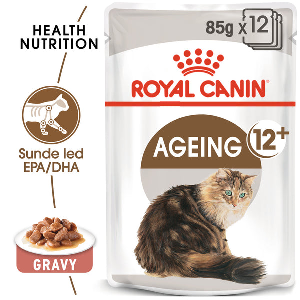 Royal Canin Ageing 12+ Gravy Vådfoder til kat 12x85g