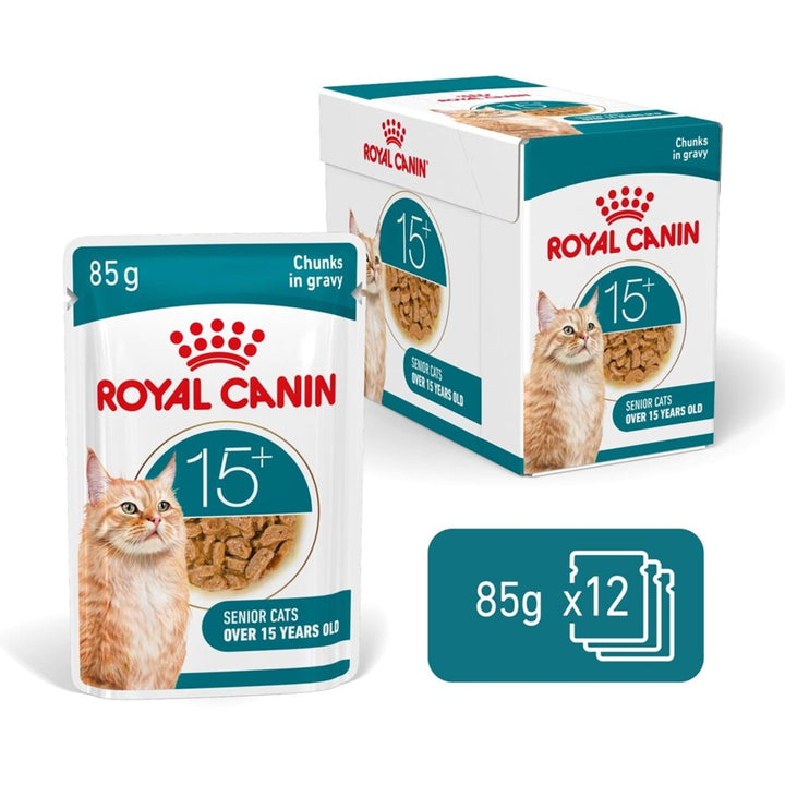 Royal Canin Ageing 15+ vådfoder 12x85g til senior katte